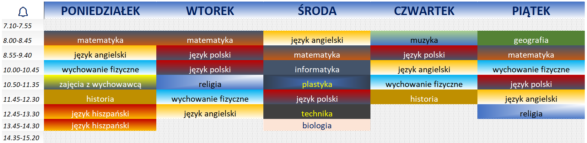 Mech Nr 1 Plan Lekcji ssp.tarnow.pl